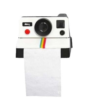 Vintage Cute Camera Shaped Toilet Roll Paper Holder and Tissue Box
