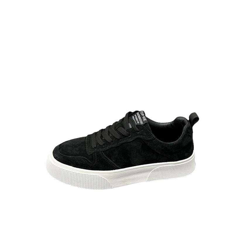 Men's Suede Casual Board Shoes - Comfortable Soft Sole Lightweight Sneakers