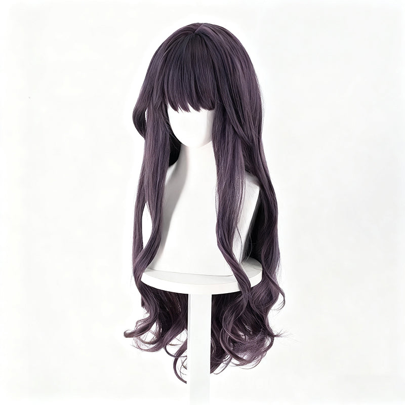 Hua Xun Rinran & Li Xun Zi Cosplay Wig | Long Dark Wavy Hair with Rose Net Scalp