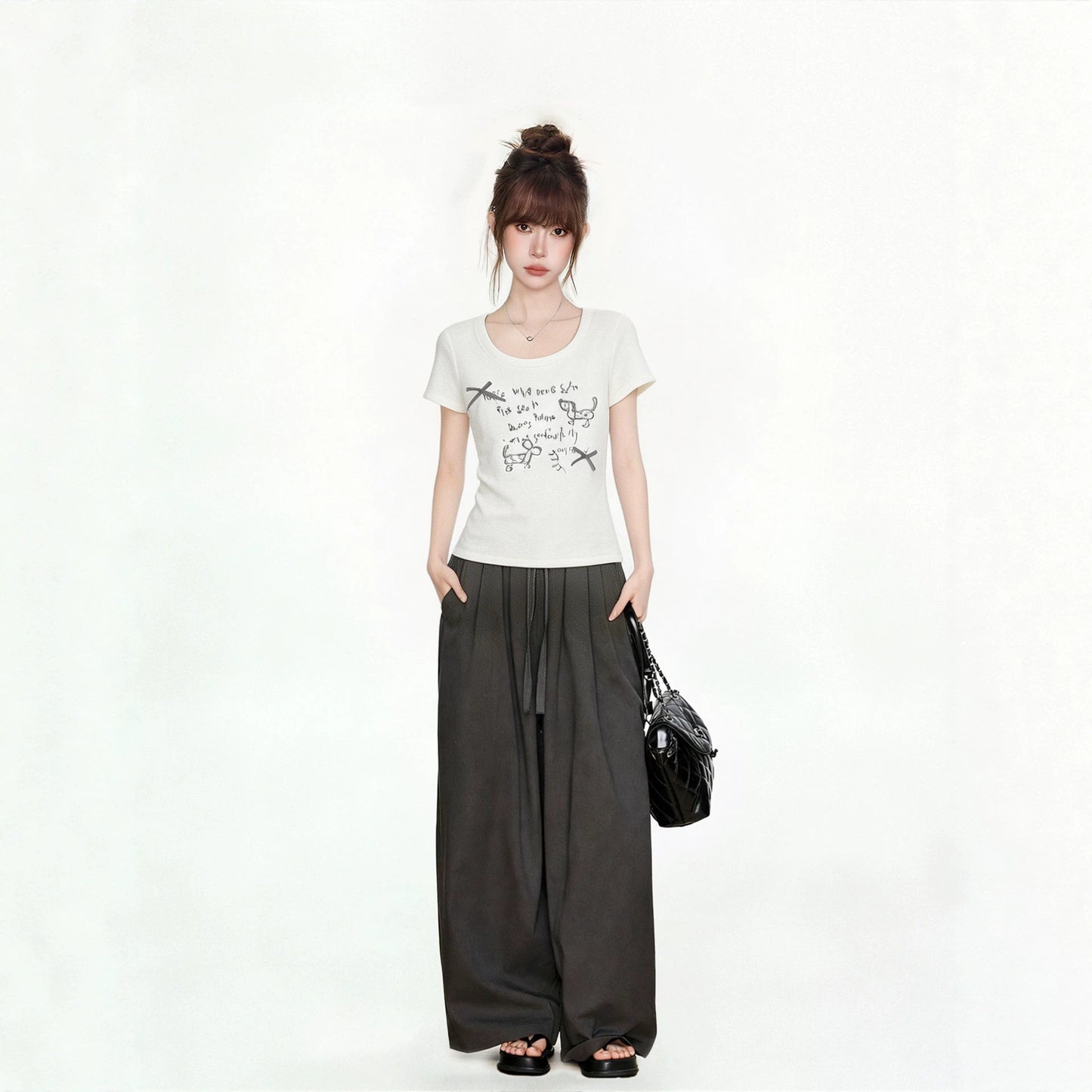 Women's Cute Dachshund Graphic Regular Fit Short Sleeve T-Shirt