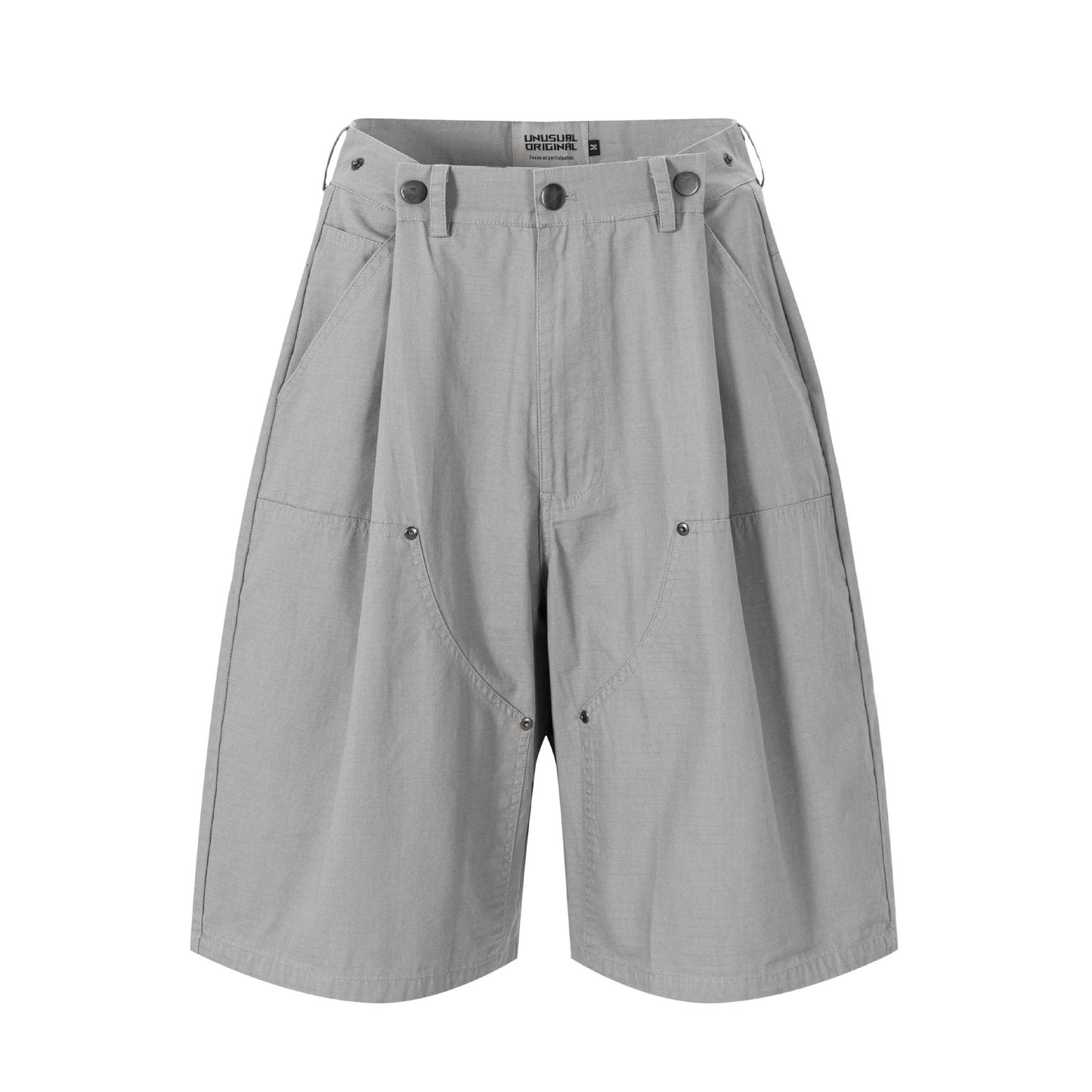 Unisex Loose Fit Paratrooper Cargo Shorts