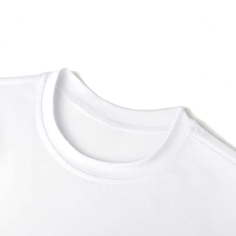 Christian Faith Graphic Tee - Casual White Round Neck T-Shirt