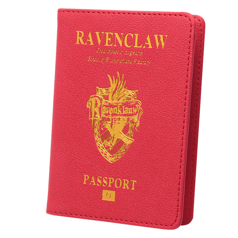Marvel/DC Hero Inspired Passport Holder & Ticket Wallet (Red) - Travel Document Organizer