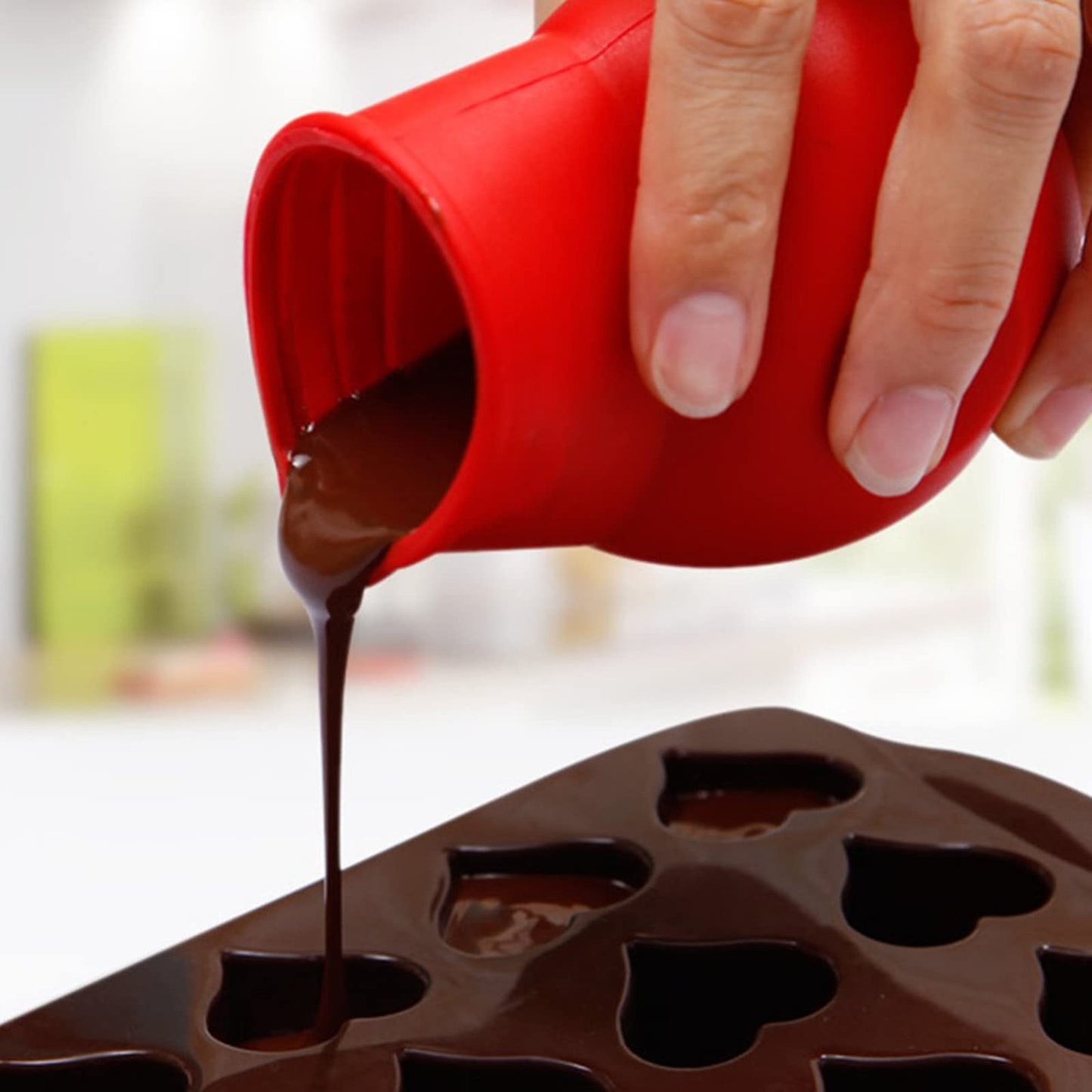 Silicone Chocolate Melting Pot | Microwave Safe Heat Resistant Baking Tool