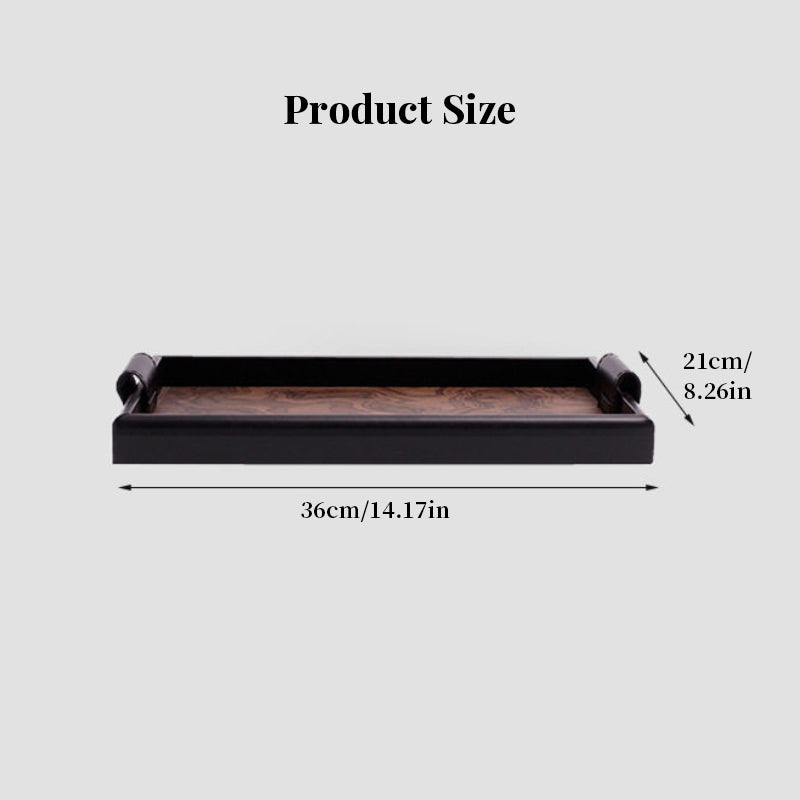 Vintage Volcanic Pattern Tea Tray | Hotel Luxury Desktop Organizer