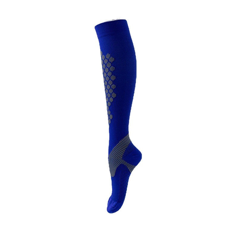 Professional Women's Long Compression Socks - High Elastic Sports Pressure Socks