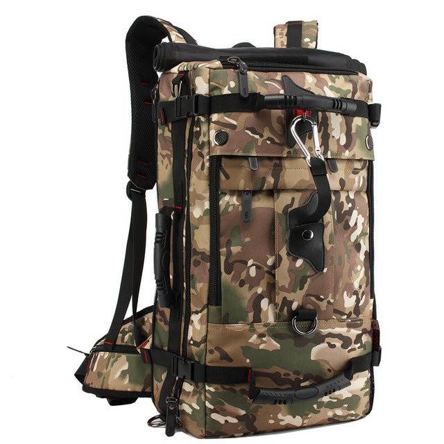 KAKA Men Backpack Travel Bag – Large Capacity Versatile Utility Mountaineering