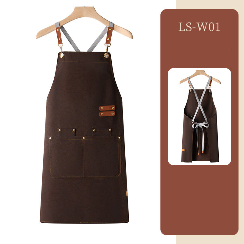 Stylish Professional Chef Apron for Kitchen & Catering | Stain-Resistant Waterproof Workwear