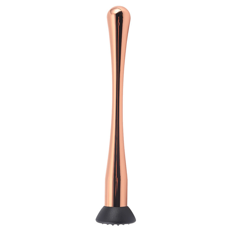Stainless Steel Cocktail Muddler - Ice Crusher & Fruit Masher Bar Tool for Drink Mixing