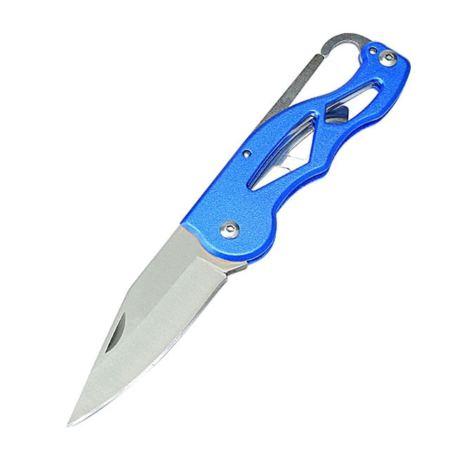 Outdoor Multifunctional Foldable Pocket Knife – Lightweight Aluminum Handle EDC