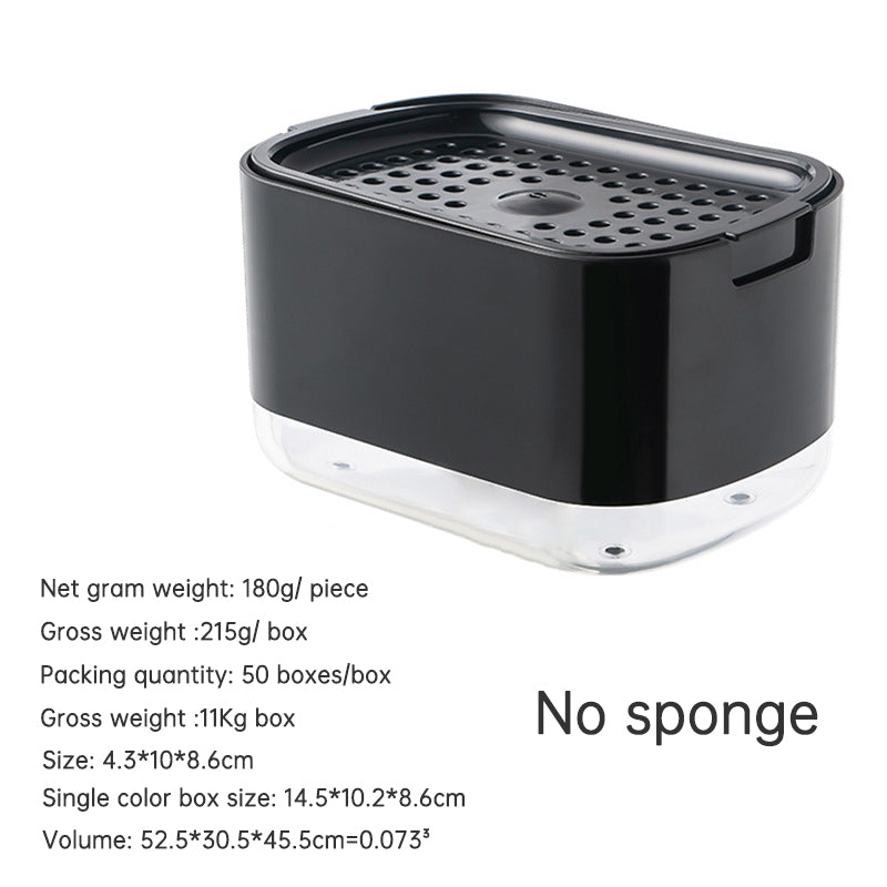 2-in-1 Kitchen Soap Dispenser and Sponge Holder Caddy