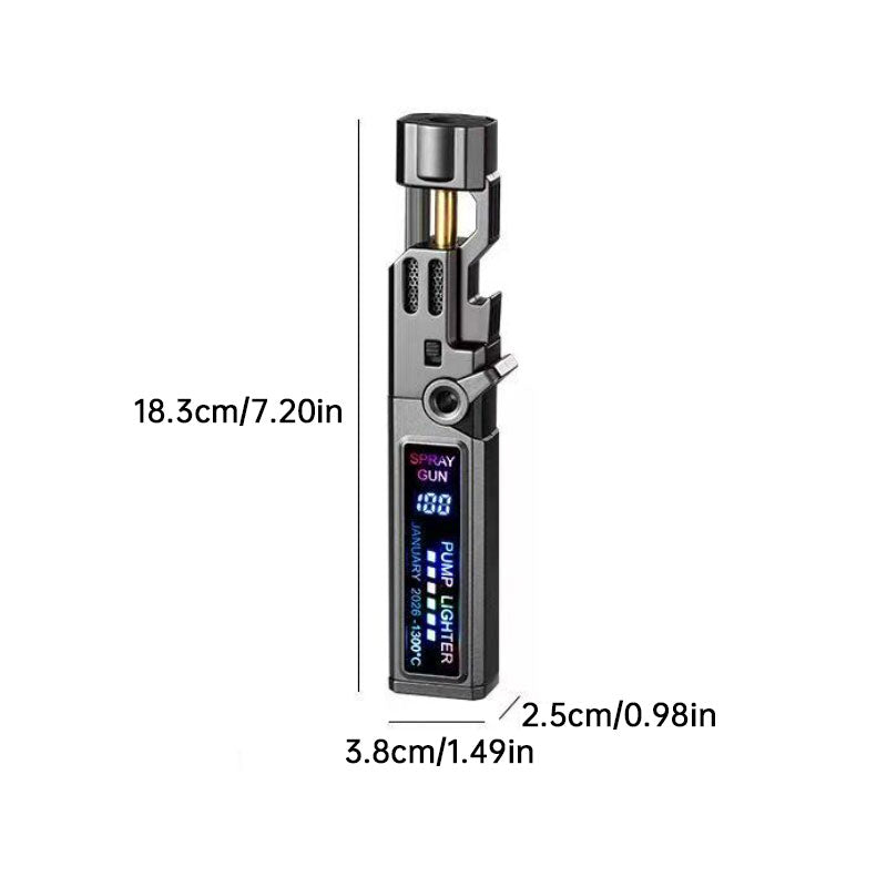 Windproof High-Temperature Outdoor Torch Lighter | Metal Body Jet Flame