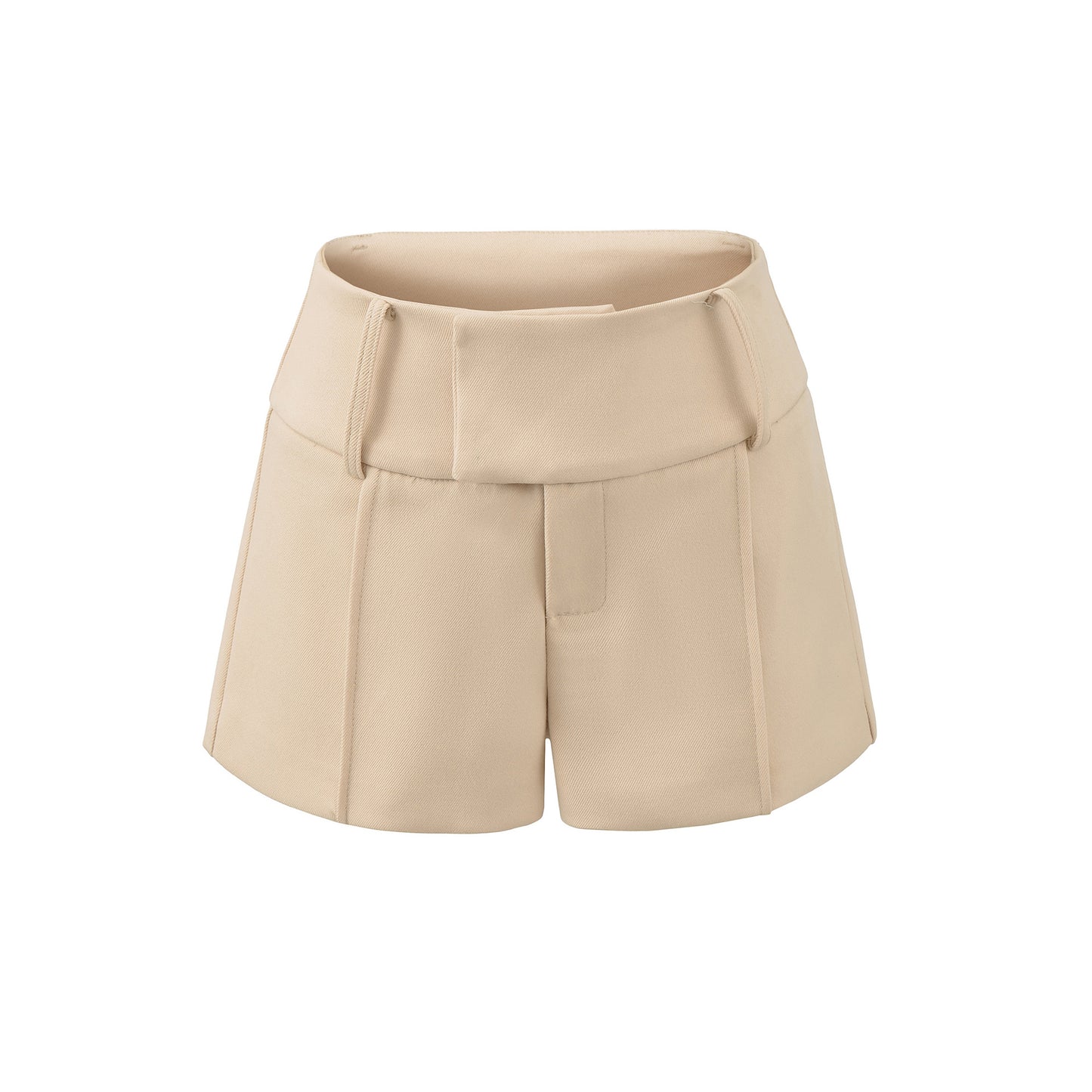 Trendy Low Waist Slimming A-Line Shorts – Chic Hip-Hugging Wide Leg Hot Pants for Women