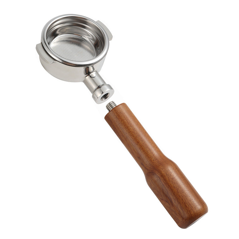 58mm Bottomless Portafilter with Wooden Handle for La Marzocco