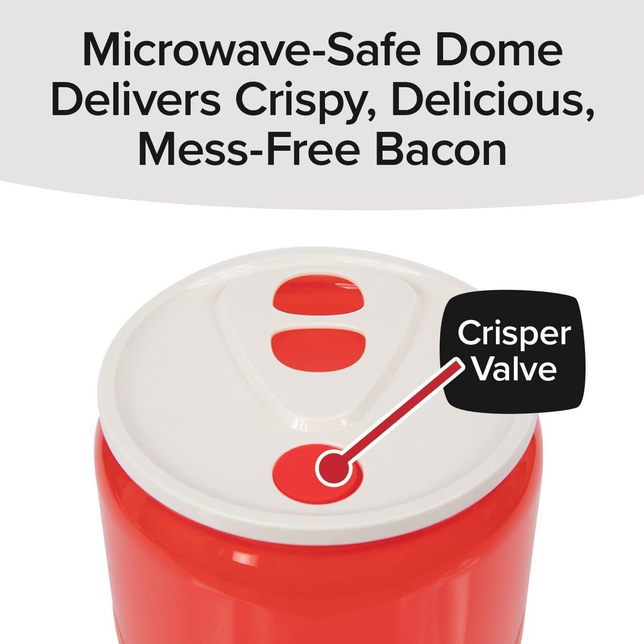 Smart Microwave Bacon Grill Rack - Crispy & Healthy Oil-Free Bacon Cooker Tray
