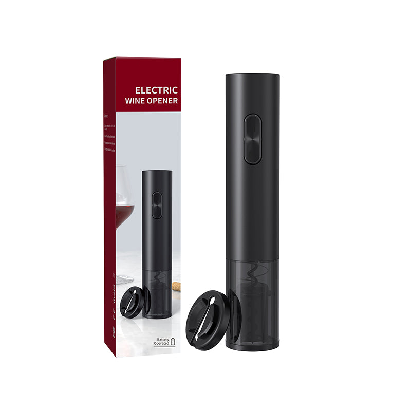 Automatic Electric Wine Opener with Foil Cutter - One-Click Rechargeable Cordless Corkscrew for Home, Party & Gifts
