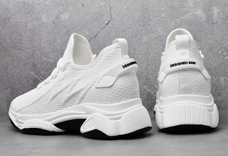 Summer 10CM Height Increasing Men's Shoes (Breathable Fly Woven Mesh)