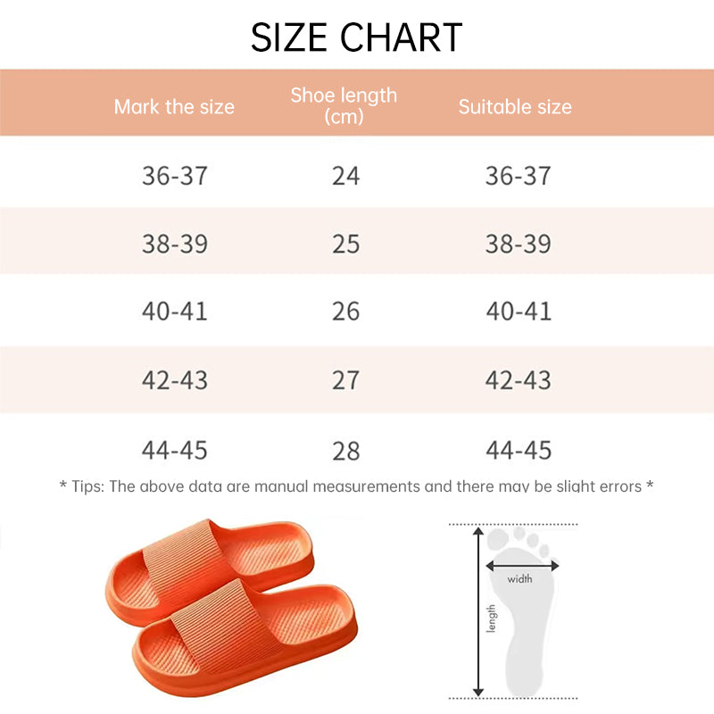 Unisex Anti-Slip, Wear-Resistant EVA Thick Sole Home & Bathroom Slides