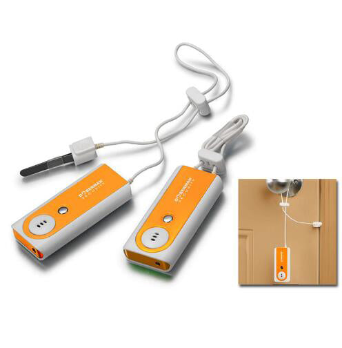 Portable Travel Door Stop & Window Security Alarm for Personal Safety
