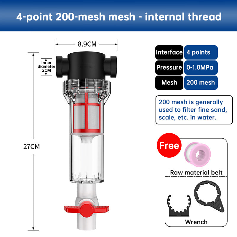 Aquarium Fish Toilet Waste Separator | High Flow Pre-Filter Sediment Collector