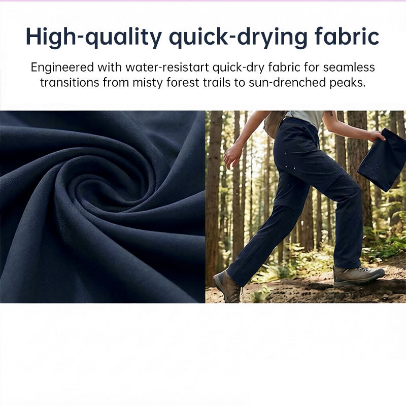Women's Convertible Hiking Pants | Quick-Dry Waterproof Cargo Trousers