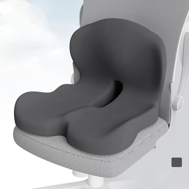 Memory Foam Integrated Seat Cushion - Ergonomic Chair Backrest & Lumbar Support Pad