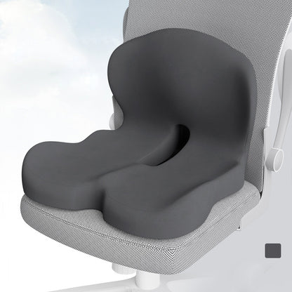 Memory Foam Integrated Seat Cushion - Ergonomic Chair Backrest & Lumbar Support Pad