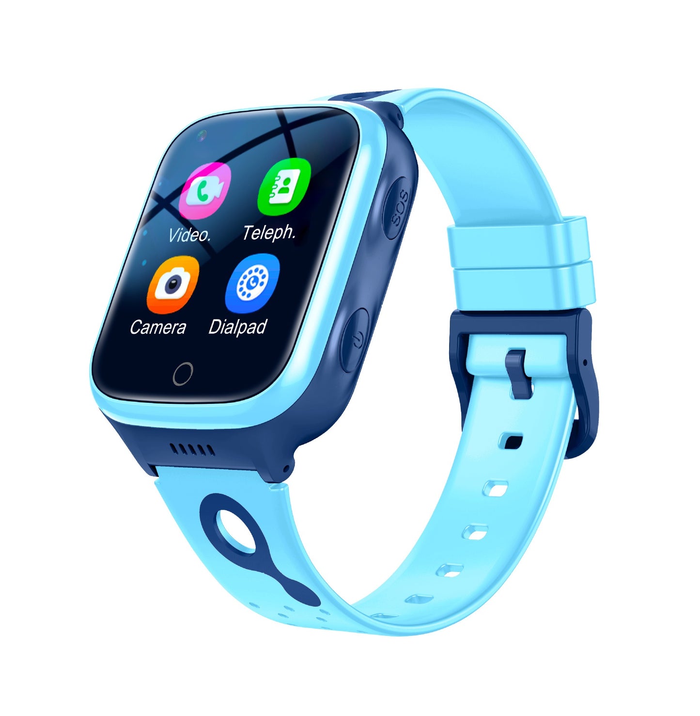 Children's 4G GPS Smart Phone Watch with Video Call (K9H, Pink).