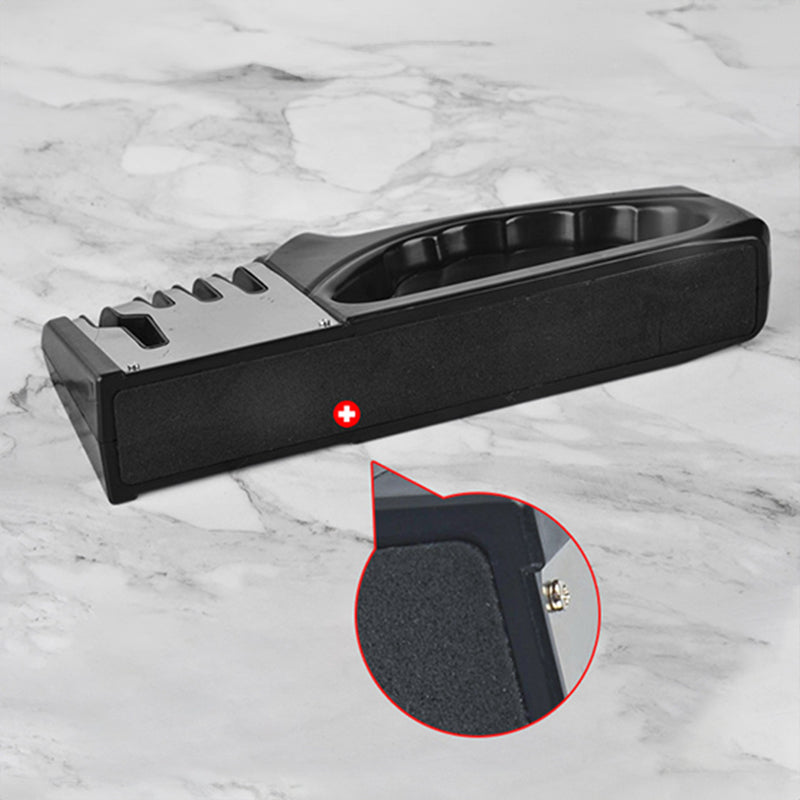 4-in-1 Manual Kitchen Knife Sharpener with Non-Slip Base