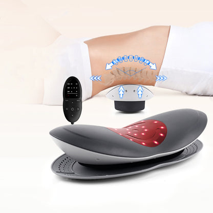 Smart Lumbar Traction Massager | Heated Back Stretcher with Air Pressure Relief & Cervical Support