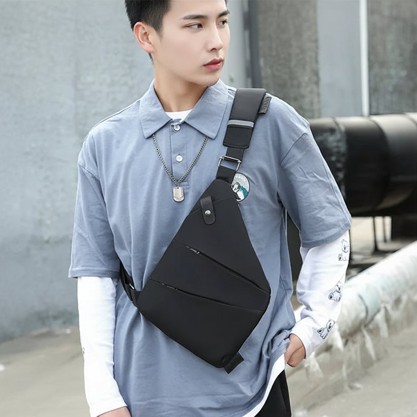 Lightweight Anti-Theft Close-Fitting Chest Sling Bag - Multi-Functional Sports Design