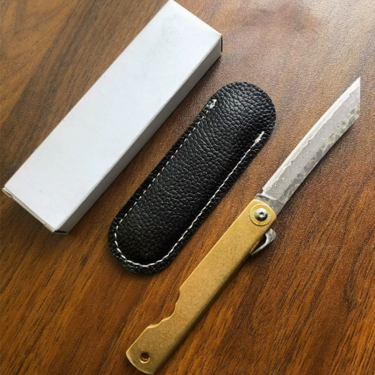 Minimalist Stainless Steel Pocket Knife – Compact & Discreet EDC Tactical Blade