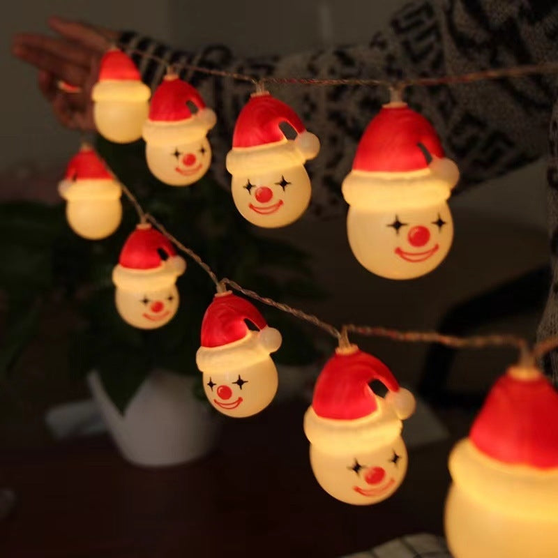 Cute Joker Snowman Christmas Lights - LED Fairy String Lights