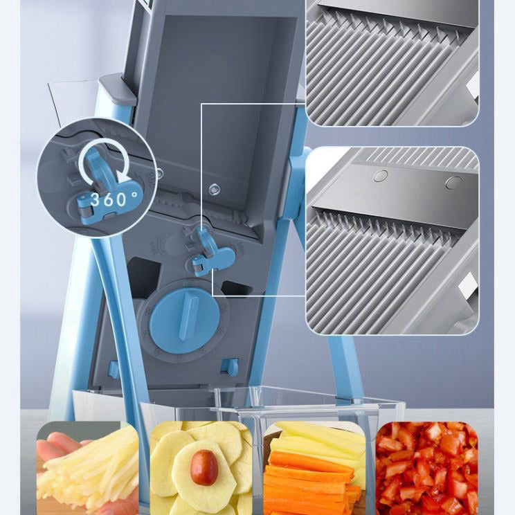 Safe Manual Mandoline Slicer & Food Grater for Potatoes