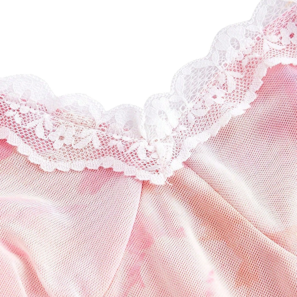 Elegant Floral Mesh Camisole Dress - High-Low Ruffle Asymmetrical Skirt