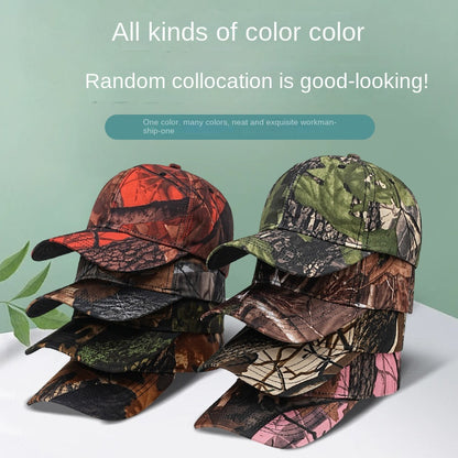 Men's Camouflage Baseball Cap | Outdoor Sun Protection Hunting & Fishing Adjustable Hat