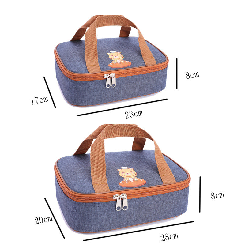 Cartoon Portable Cold Insulation Bag – Thickened Aluminum Foil Lunch Pouch