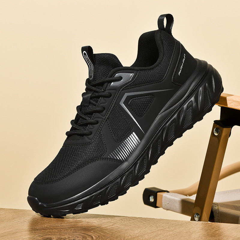 Men's Casual Running Shoes with Wide Toe Box - Comfortable Shock Absorption Sneakers