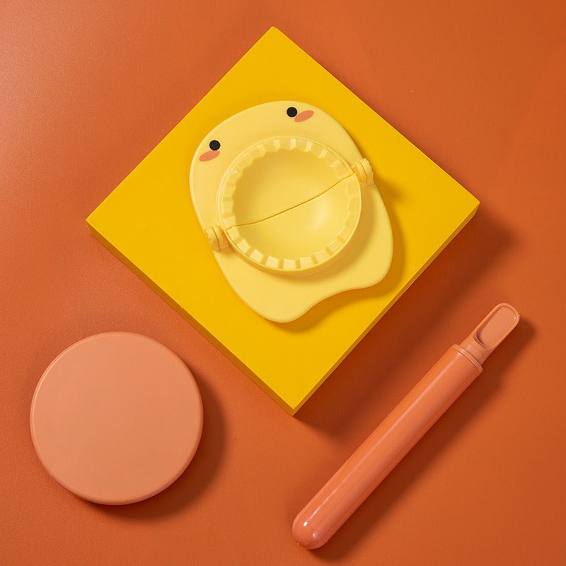 Cute Cartoon Manual Dumpling Maker - Easy Press Dough Skin & Pie Mold Tool