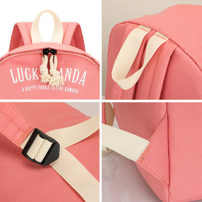 Creative Pink Oxford Cloth Anime Backpack for Primary & Middle School Students