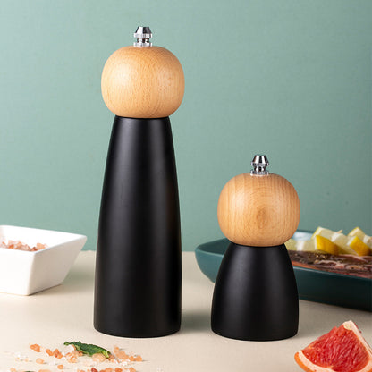 Premium Wooden Pepper Grinder Mill - Adjustable Coarseness Salt Mill