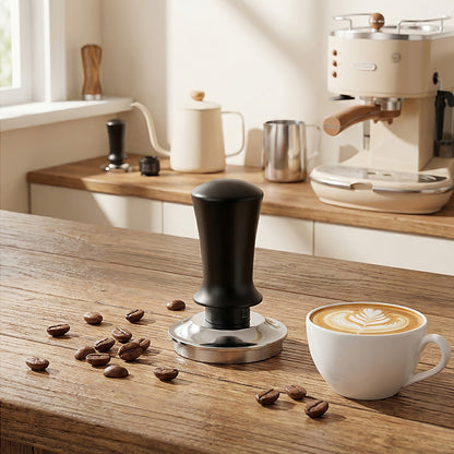 Premium 304 Stainless Steel Adjustable Coffee Tamper with Scale
