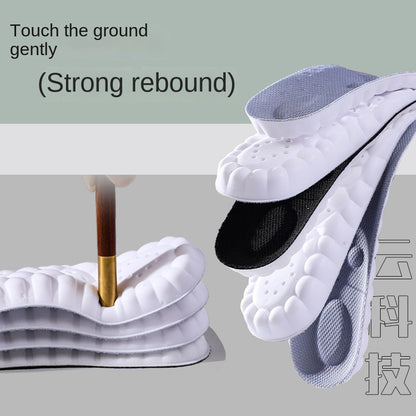 4D Sport Insoles PU Arch Full Insole | High-Elastic Shock Absorption