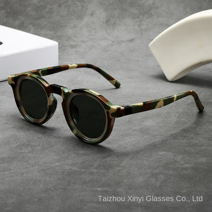 Vintage Round Small Frame Sunglasses | Unisex Fashion UV Protection Shades