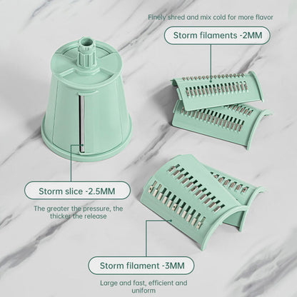 Professional Kitchen Shredder with Strong Suction Base
