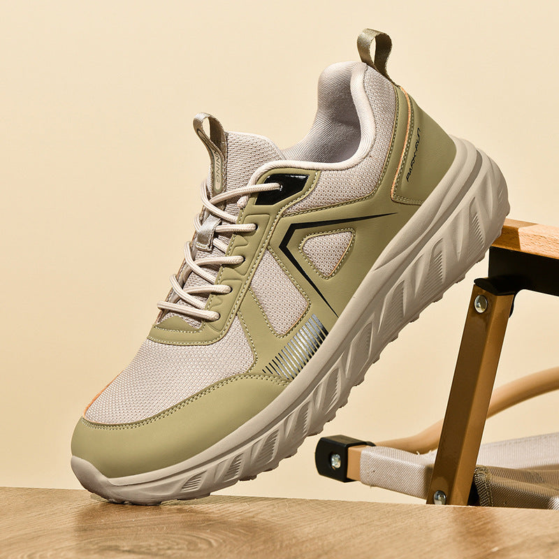 Men's Casual Running Shoes with Wide Toe Box - Comfortable Shock Absorption Sneakers