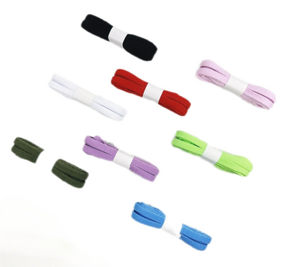 8 Pairs Colorful Flat Shoelaces Set