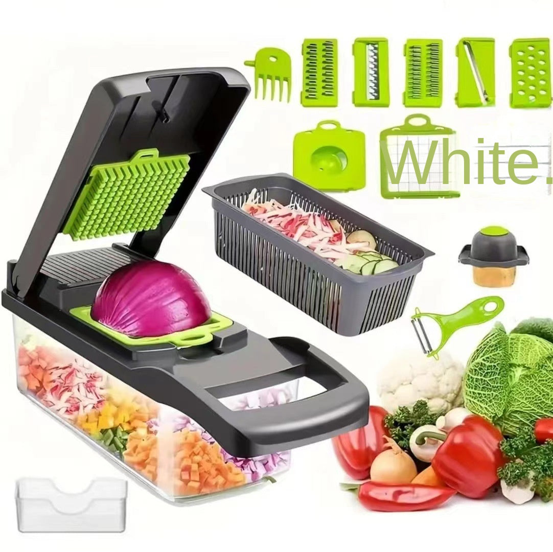 Professional Onion Chopper & Vegetable Cutter - Heavy Duty Kitchen Dicer for Salad & Meal Prep