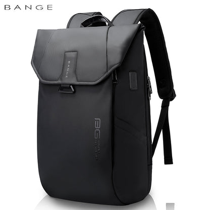 BANGE Premium Men's Business Backpack - Waterproof Laptop & School Bag
