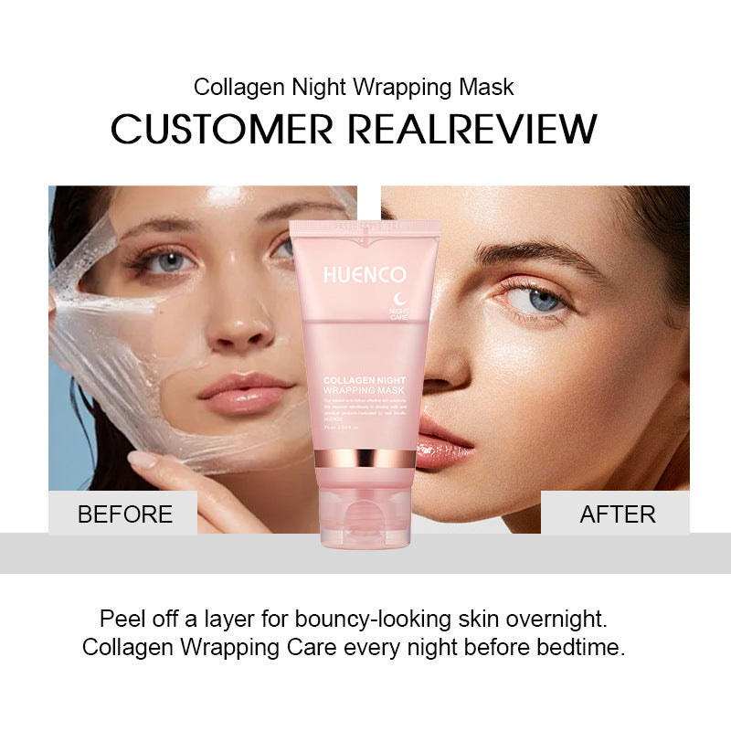 Collagen Night Wrapping Peel-Off Mask | Deep Cleansing & Moisturizing Sleeping Skincare